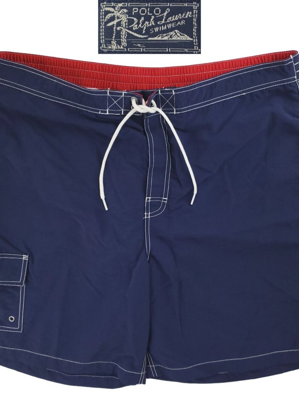 Polo Ralph Lauren Swimwear Pony Boardshorts Pockets Mesh Liner Men XXL 38 Waist